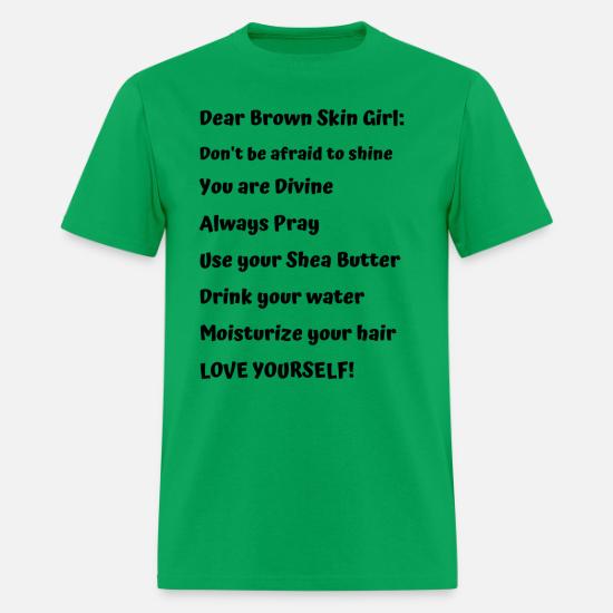 dear brown skin girl' Men's T-Shirt 